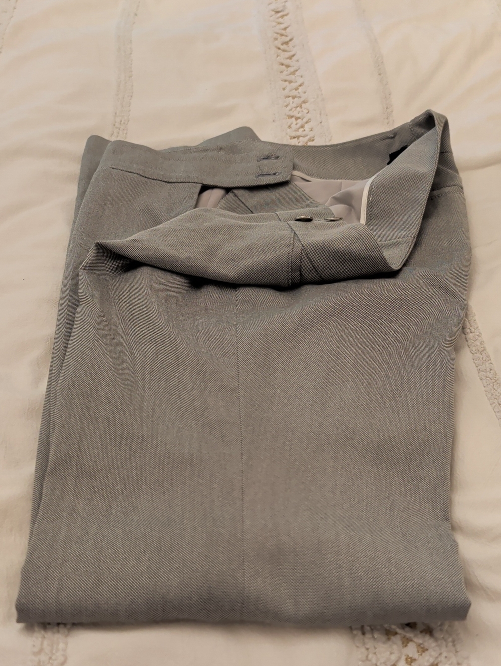 White House Black Market Light Gray Dress Pants